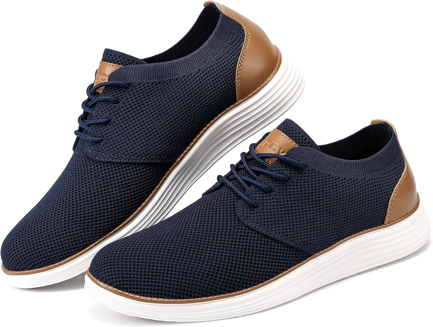 Men'S Fashion Dress Sneakers Casual Walking Shoes Business Oxfords Comfortable Breathable Lightweight Tennis